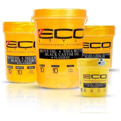 Eco Style Styling Gel Olive Oil &amp; Shea Butter 5LB/32oz/16oz/8oz - gtwtoporld.com