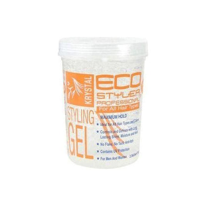 Eco Styler Krystal Styling Gel 80oz/32oz/24oz/16oz/8oz/3oz - gtwtoporld.com