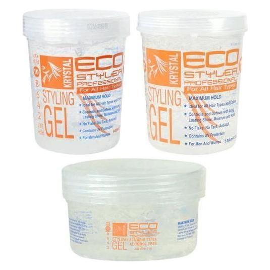 Eco Styler Krystal Styling Gel 80oz/32oz/24oz/16oz/8oz/3oz - gtwtoporld.com