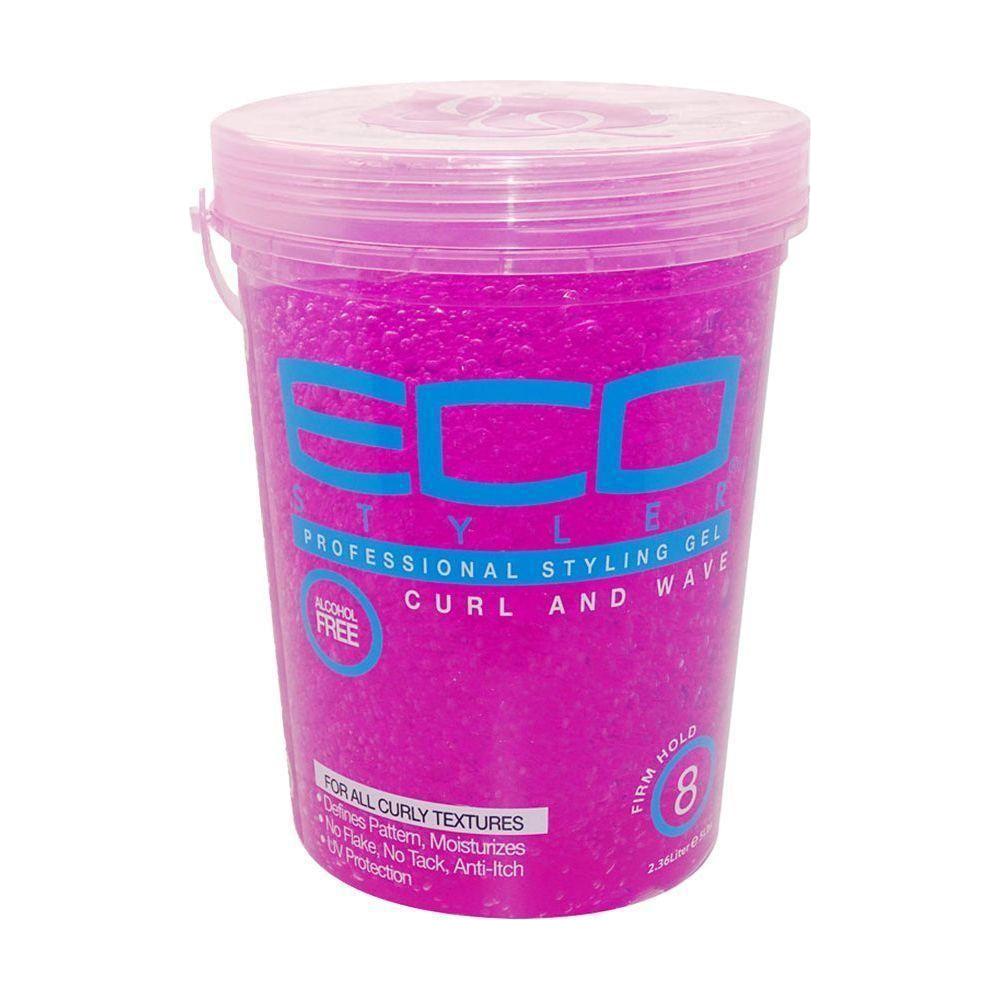 Eco Styler Pink Curl &amp; Wave Firm Hold Styling Gel 32oz/24oz/8oz/16oz/5LB - gtwtoporld.com