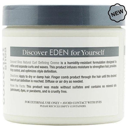 Eden BodyWorks Coconut Shea Natural Curl Defining Creme 473ml - gtwtoporld.com