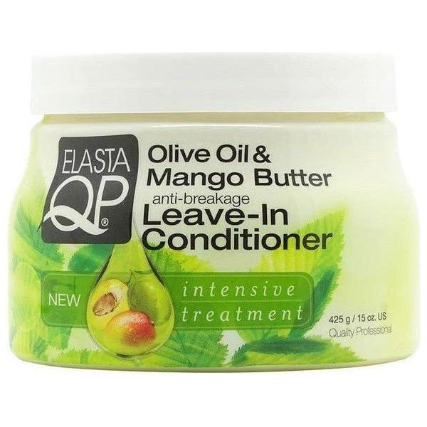 ELASTA QP Olive Oil &amp; Mango Butter Anti - breakage Leave - in Conditioner 443ml - gtwtoporld.com