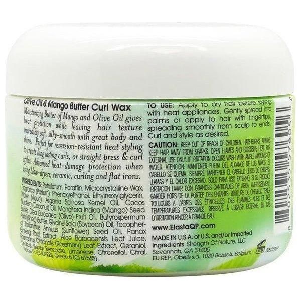 Elasta Qp Olive Oil &amp; Mango Butter Curl Wax Intensive Treatment 142G - gtwtoporld.com
