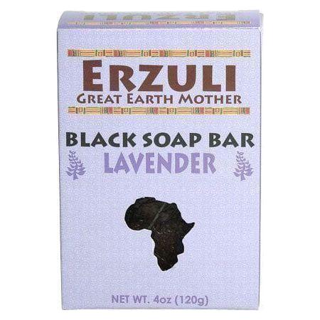 Erzuli Black Soap Lavender 4oz/120g - gtwtoporld.com