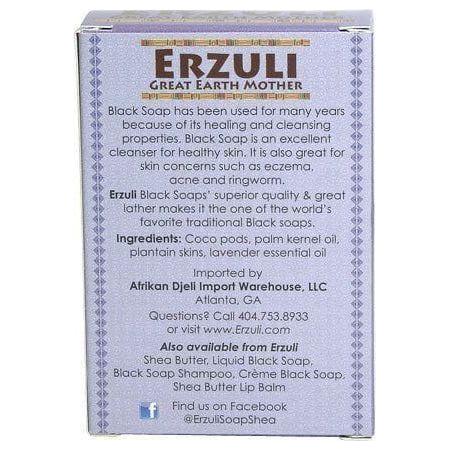 Erzuli Black Soap Lavender 4oz/120g - gtwtoporld.com