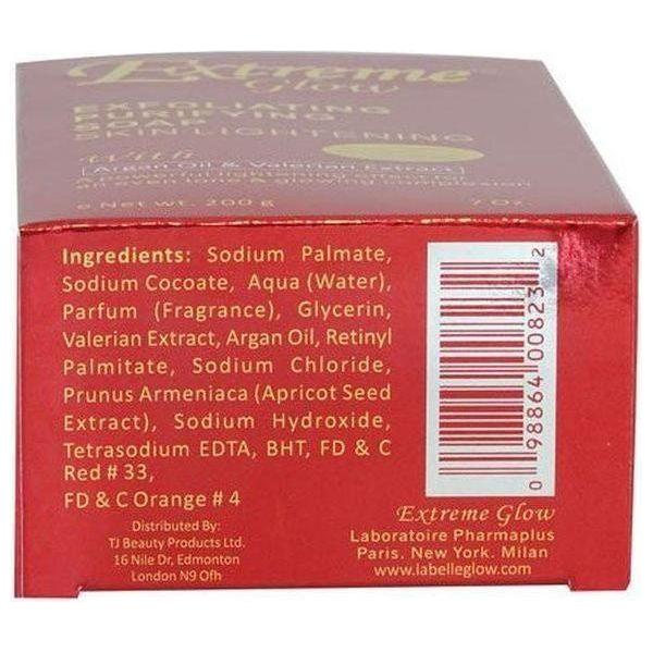 Extreme Glow Exfoliating Purifying Soap Skin Lightening with Argan Oil &amp; Valeria - gtwtoporld.com
