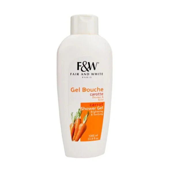 Fair &amp; White Carrot Shower Gel 1000ml - gtwtoporld.com