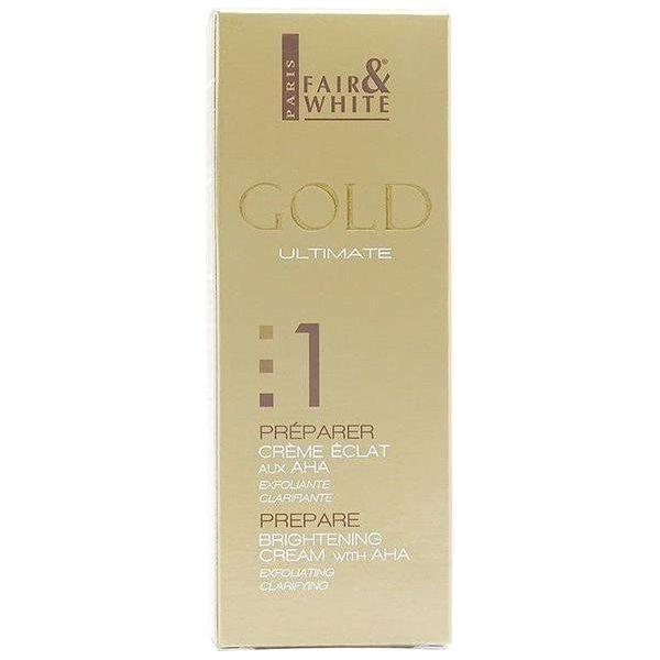 Fair &amp; White GOLD brighting cream AHA 75ml - gtwtoporld.com