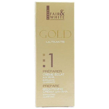 Fair &amp; White GOLD brighting cream AHA 75ml - gtwtoporld.com