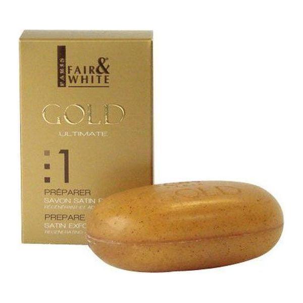 Fair &amp; White GOLD Santin Exfoliating Soap 200 g - gtwtoporld.com