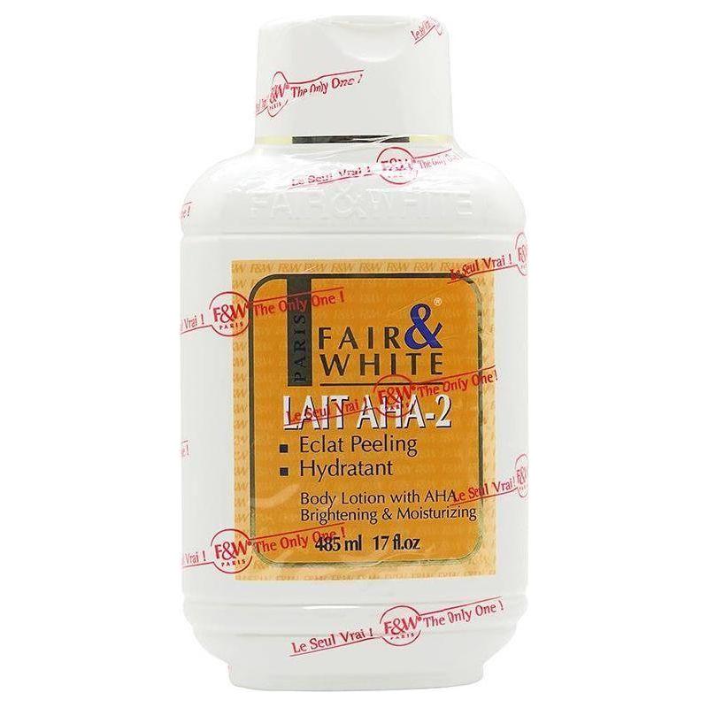 Fair &amp; White Lait AHA - 2 Brightening &amp; Moisturizing Body Lotion 485ml - gtwtoporld.com