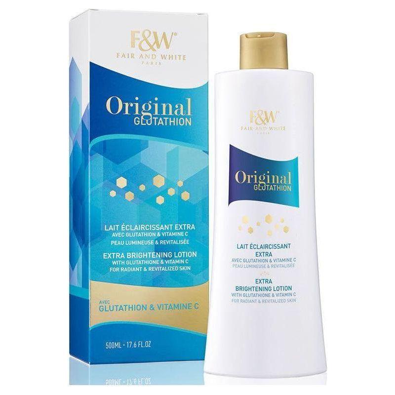 Fair &amp; White Original Glutathion Extra Brightening Lotion 500ml - gtwtoporld.com