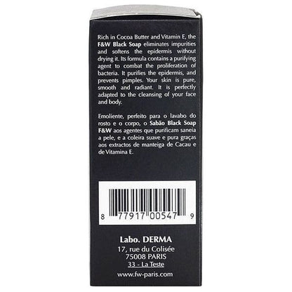 Fair &amp; White Purifyingl &amp; Softening Black Soap 200g - gtwtoporld.com
