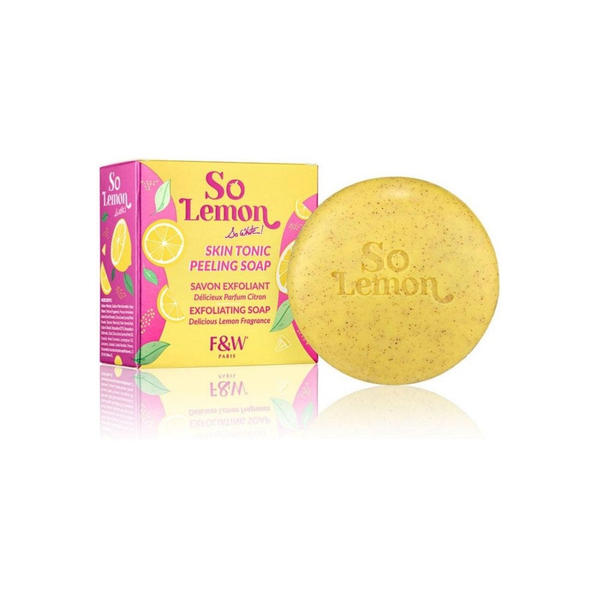 Fair &amp; White - SO LEMON - Skin tonic peeling Soap 200g - gtwtoporld.com