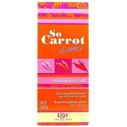 Fair&amp;White So Carrot Brightening Body Lotion 500ml - gtwtoporld.com