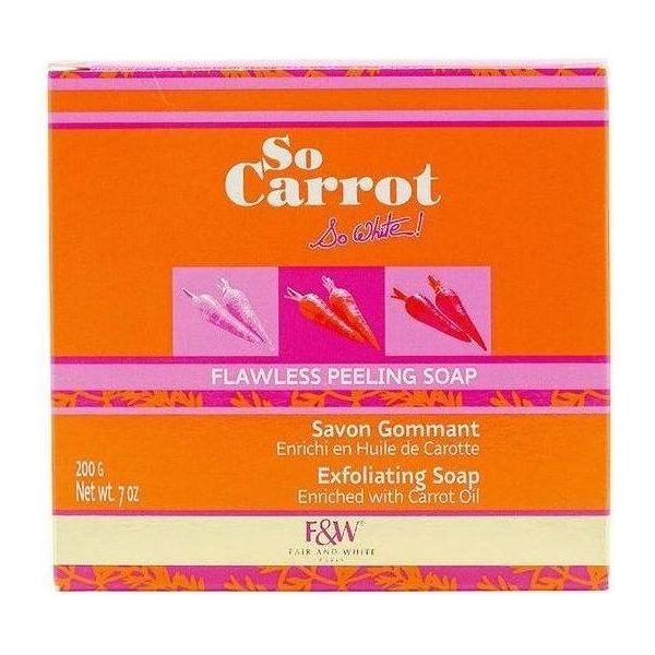 Fair&amp;White So Carrot Exfoliating Soap 200g - gtwtoporld.com