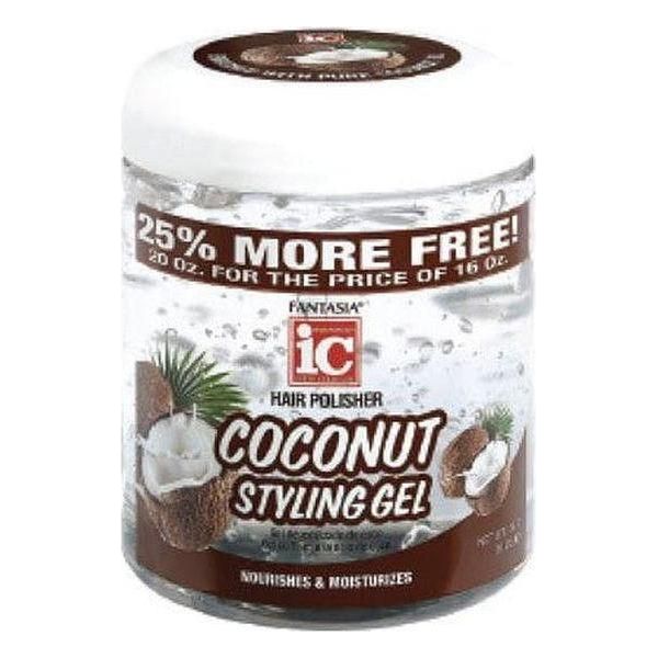Fantasia Ic Coconut Styling Gel 591Ml - gtwtoporld.com