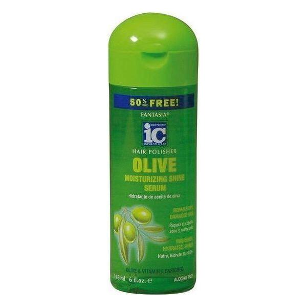 Fantasia IC Hair Polisher Olive Moisturizing Shine Serum 178ml     - gtwtoporld.com