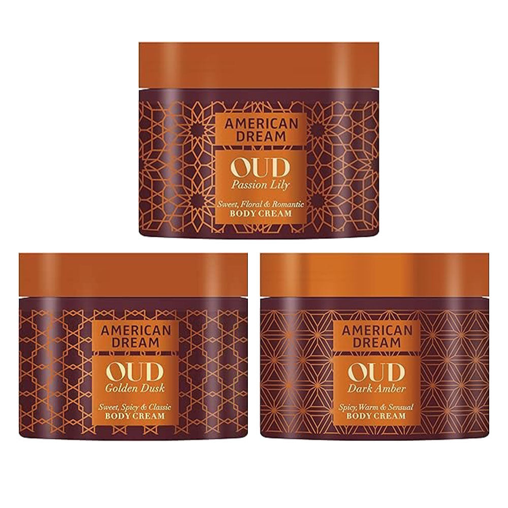 American Dream OUD Spicy &amp; Sensual Body Cream with Cocoa &amp; Shea Butter 500ml