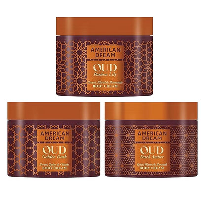 American Dream OUD Spicy &amp; Sensual Body Cream with Cocoa &amp; Shea Butter 500ml