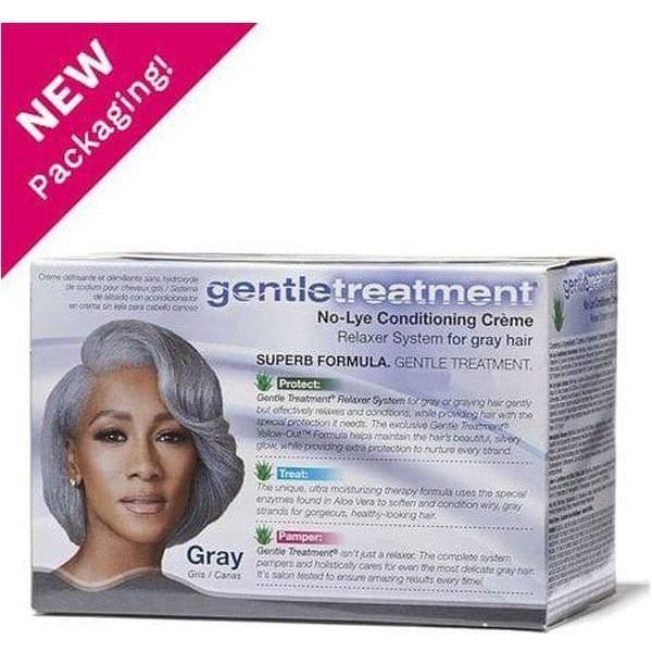Gentle Treatment No - Lye Conditioning Creme Relaxer Gray - gtwtoporld.com