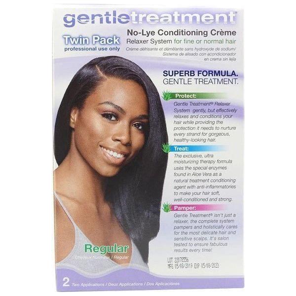 Gentle Treatment Regular No - Lye Conditioning Creme Relaxer System Twin Pak - gtwtoporld.com