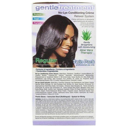Gentle Treatment Regular No - Lye Conditioning Creme Relaxer System Twin Pak - gtwtoporld.com
