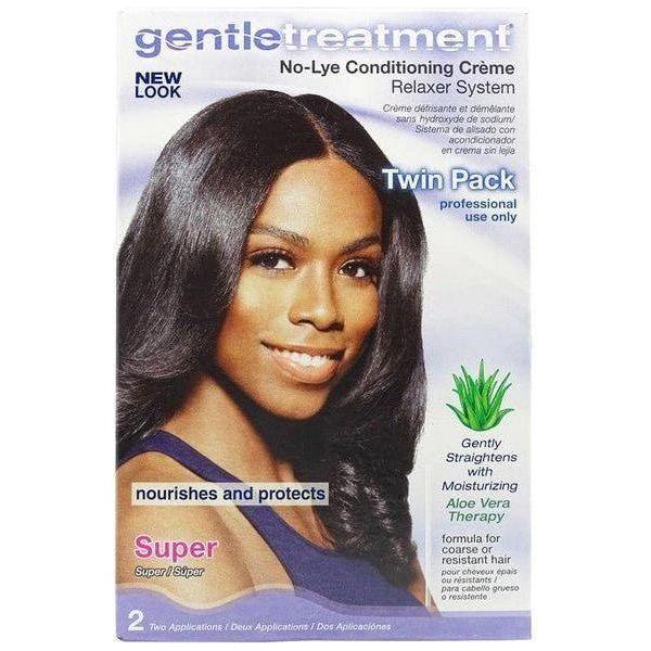 Gentle Treatment Super No - Lye Conditioning Creme Relaxer Sytem Twin Pak - gtwtoporld.com