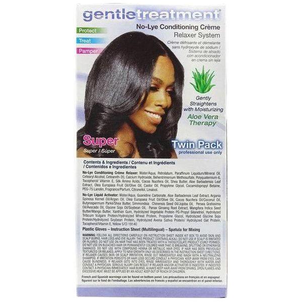 Gentle Treatment Super No - Lye Conditioning Creme Relaxer Sytem Twin Pak - gtwtoporld.com