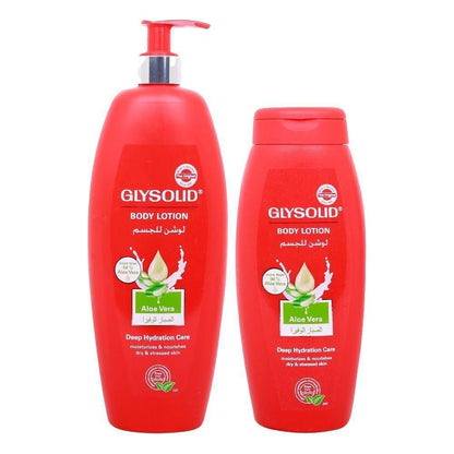 Glysolid Aloe Vera Body Lotion 500 ml / 250 ml - gtwtoporld.com