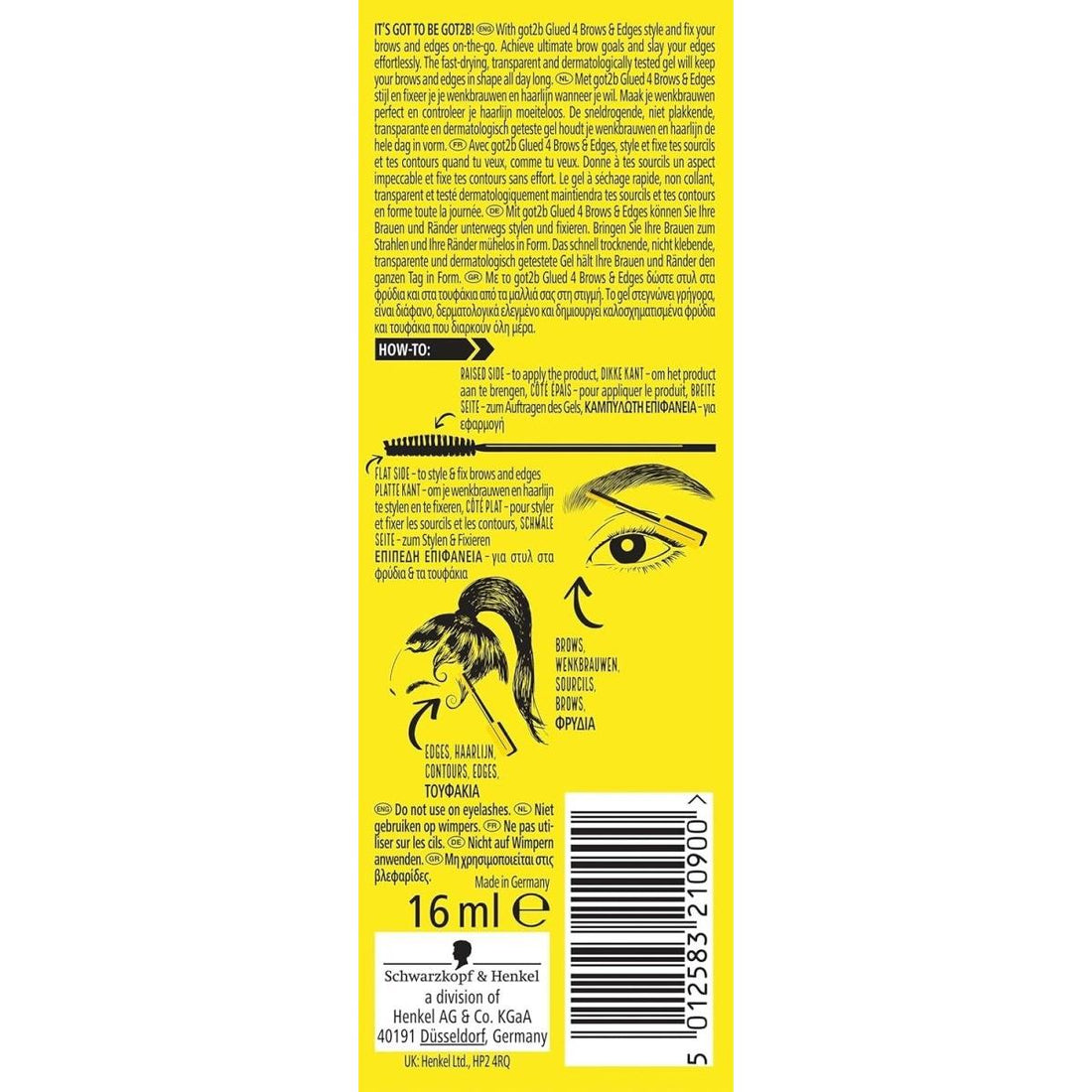 Got2b Glued for Brows &amp; Edges 2 in 1 Wand Eyebrow Gel - gtwtoporld.com