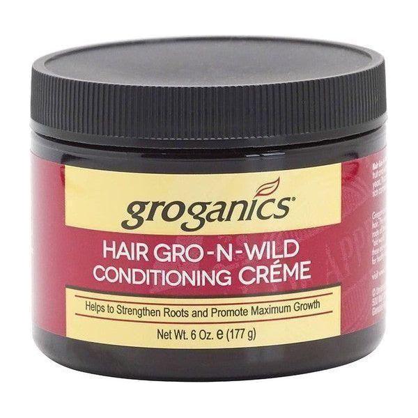 Groganics Hair Gro - n - Wild Conditioning Creme 177ml - gtwtoporld.com