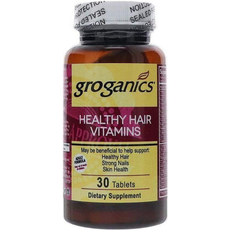 Groganics Healthy Hair Vitamins 30 Tablets - gtwtoporld.com