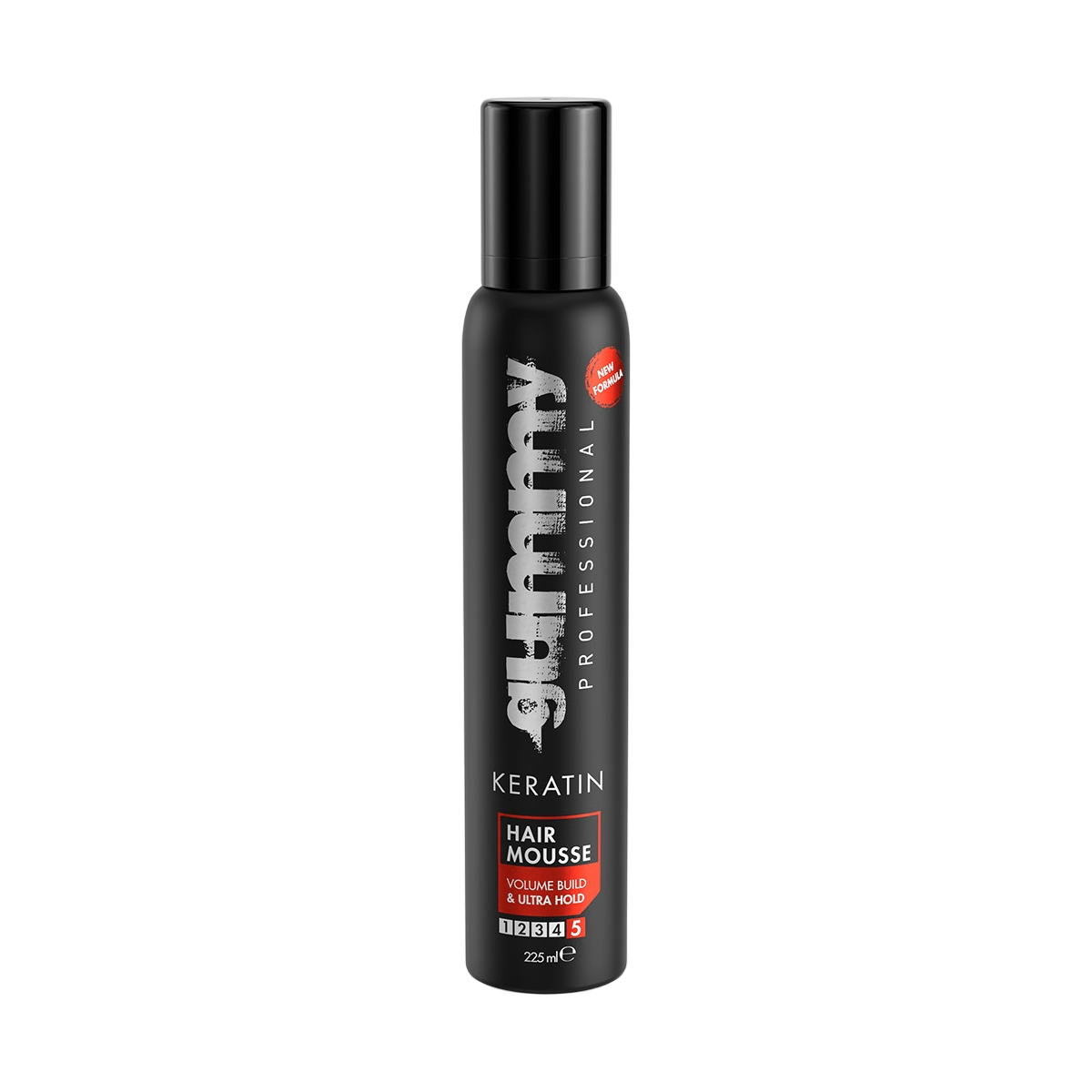 GUMMY Keratin Hair Mousse Volume Build &amp; Ultra Hold 225ml - gtwtoporld.com