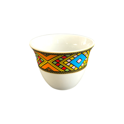 Habesha Shewhat 12pcs cawa cup90ml pattern/Illustration - gtwtoporld.com