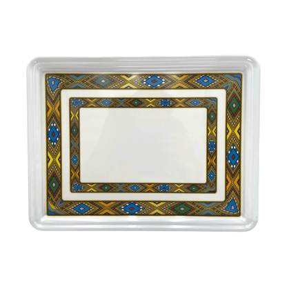 Habesha Shewhat Melamine coffee table Mid 601 37x28x5.8cm pattern/Illustration - gtwtoporld.com