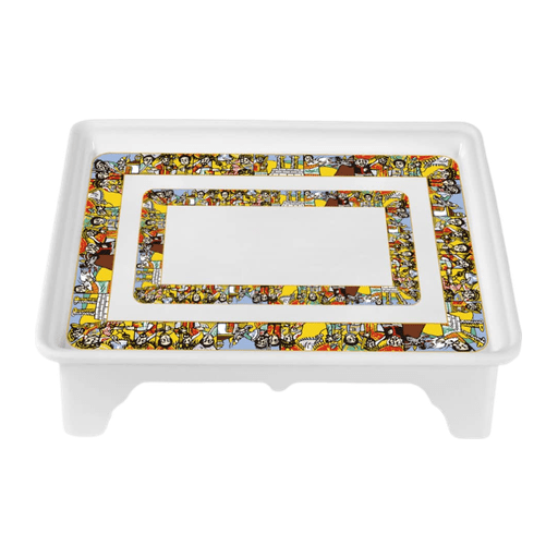 Habesha Shewhat Melamine coffee table Mid 601 37x28x5.8cm pattern/Illustration - gtwtoporld.com