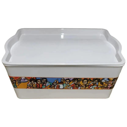Habesha Shewhat Melamine rekebot 40x27x16cm pattern/illustration - gtwtoporld.com