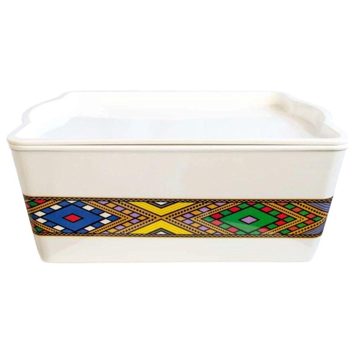 Habesha Shewhat Melamine rekebot 40x27x16cm pattern/illustration - gtwtoporld.com