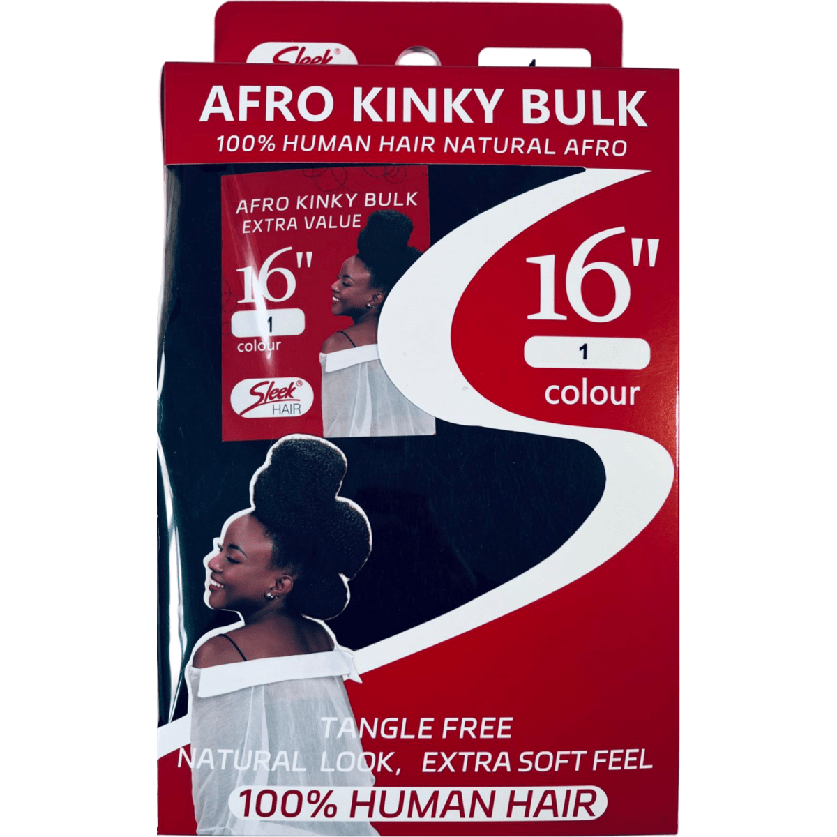 Hair By Sleek Afro Kinky Bulk 16" (Synthetic) - gtwtoporld.com