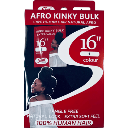 Hair By Sleek Afro Kinky Bulk 16" (Synthetic) - gtwtoporld.com