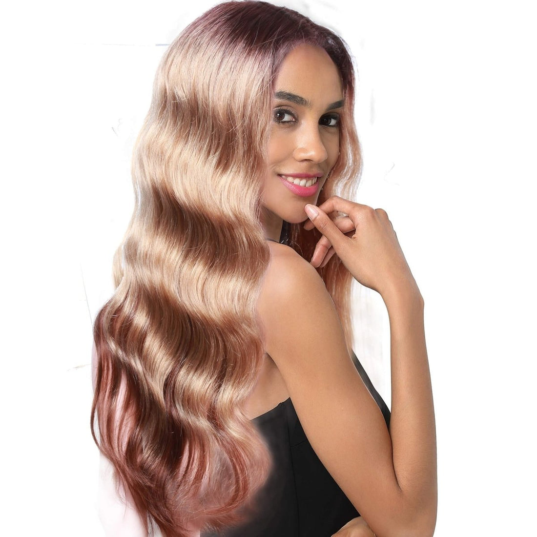Hair By Sleek Cynthia Human Hair Lace Wig 21" - gtwtoporld.com