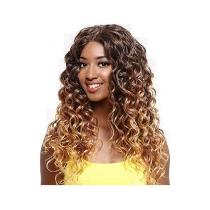 Hair by Sleek Noble Gold Premium Synthetic Hair with Lace Closure Big Bounce Curl - gtwtoporld.com