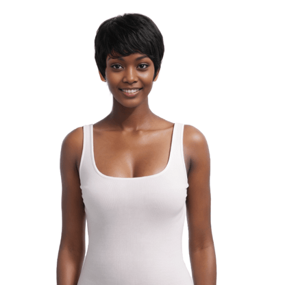 Hair By Sleek Sonia Human Hair Wig 10" - gtwtoporld.com