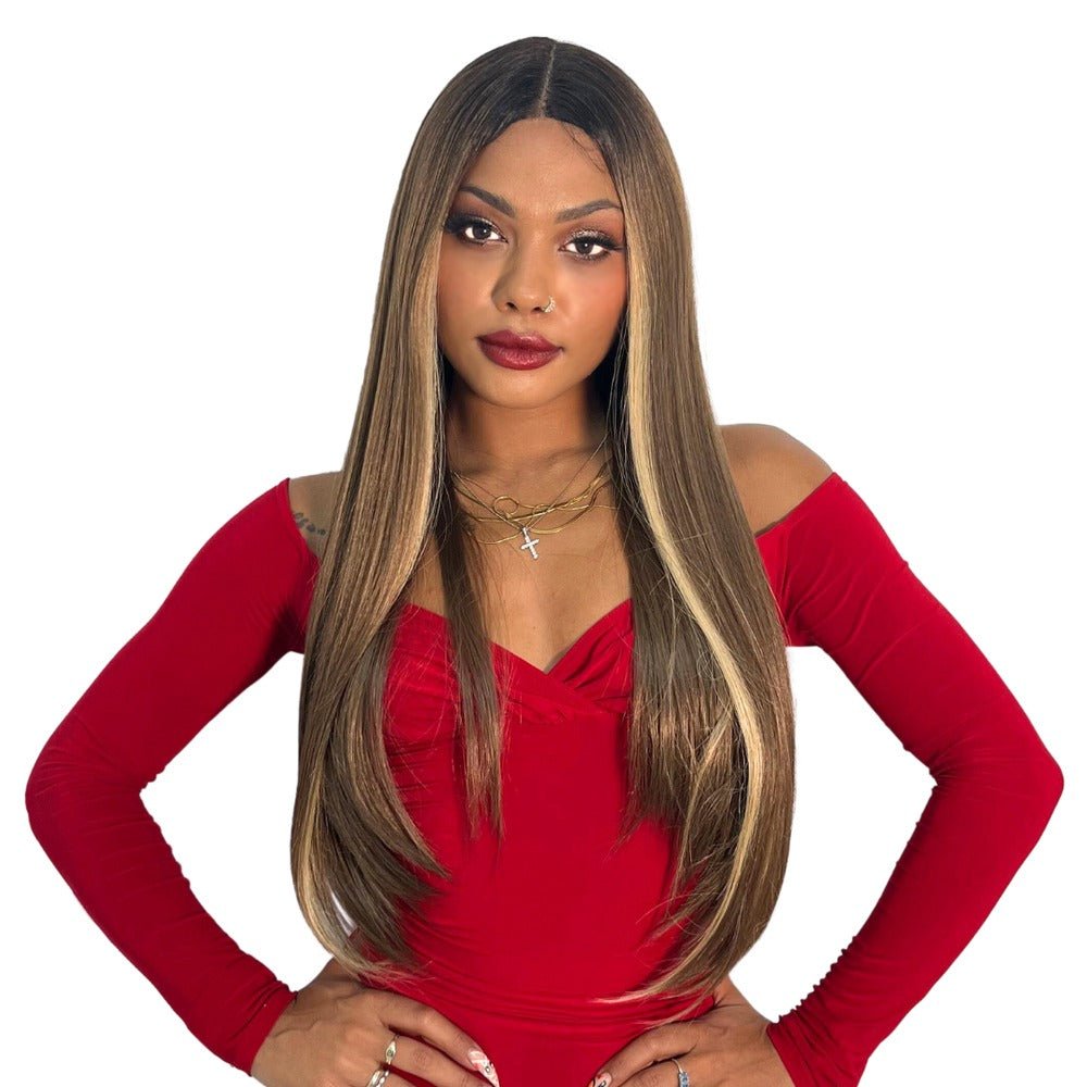 Hair By Sleek TESSA Lace Front Wig (Synthetic) 27" - gtwtoporld.com