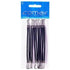 Hair Clip Comair Plastic Pack 12 Pcs Black 3150163 - gtwtoporld.com