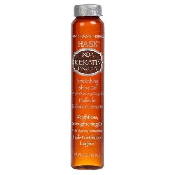 Hask Keratin Oil Smoothing Shine Hair Oil 18ml - gtwtoporld.com