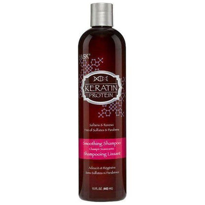 Hask Keratin Protein Smoothing Shampoo 443ml - gtwtoporld.com
