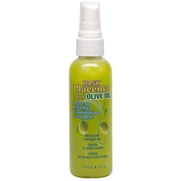 Hask Placenta Plus Olive Oil Leave - in Instant Conditioning Treatment 145ml - gtwtoporld.com