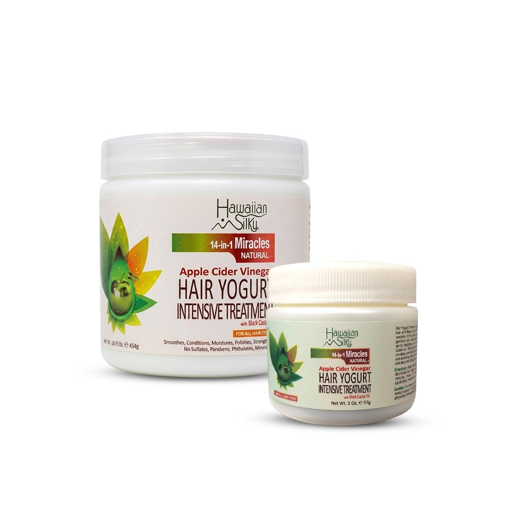 Hawaiian Silky Apple Cider Vinegar Hair Yogurt Intensive Treatment 2oz/16oz - gtwtoporld.com